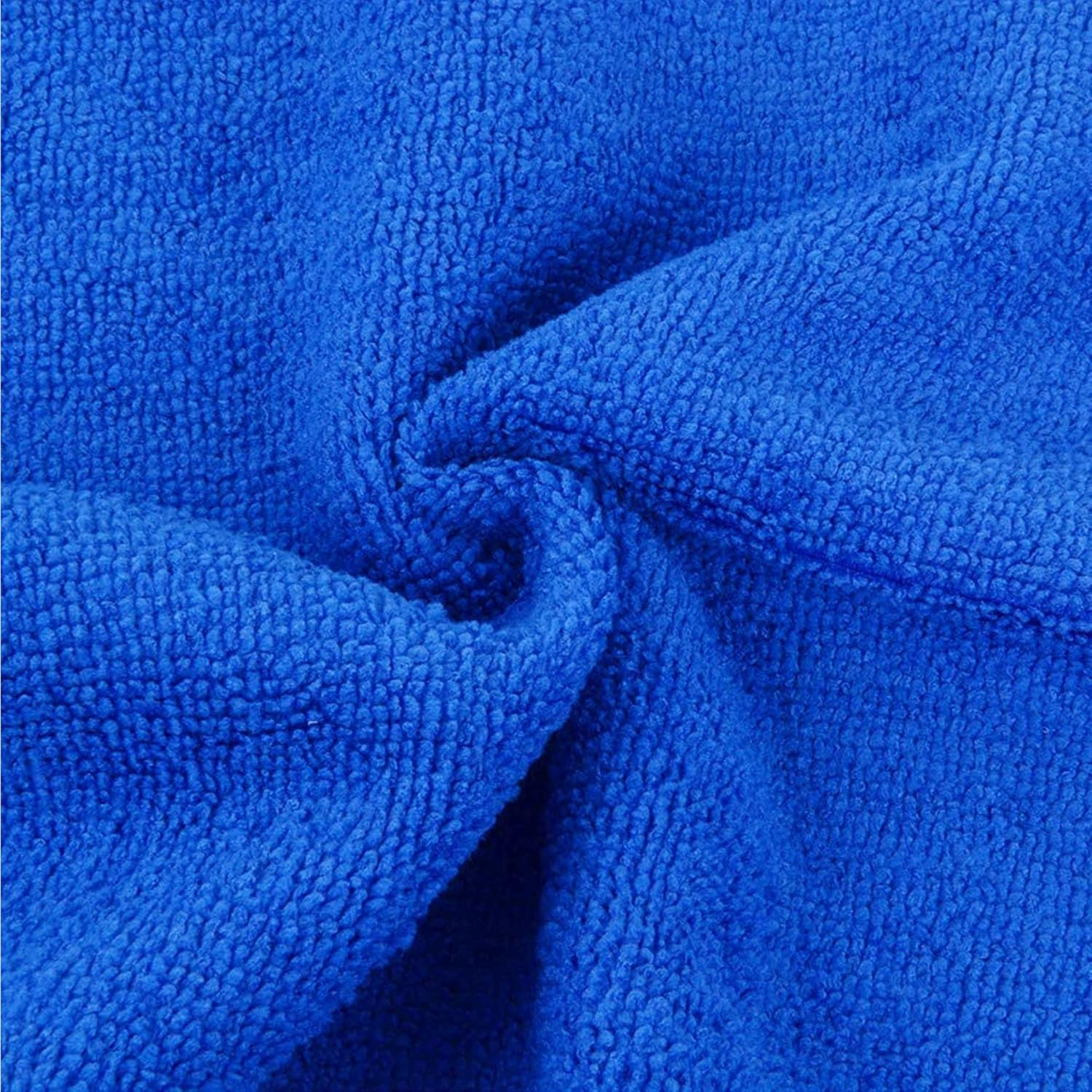 Microfieber Dish Towels with Poly Mesh Scouring Side for Cleaning Kitchen/Home/Bathroom,30Cm X30Cm,6Pack,Blue - Grey+Blue image number 7