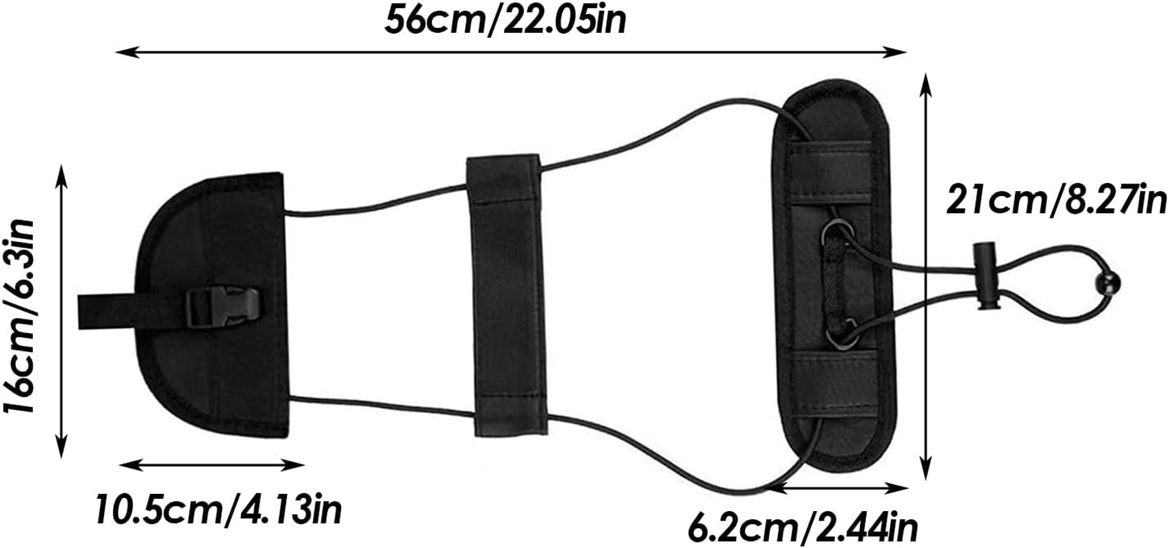 Luggage Strap for Carry on Bag,Adjustable Elastic Suitcase Strap | Home Daily Supplies for Travel Duffle Outdoor Gear Seat Backpack Carry Tote Car Case Cruise Shoulder image number 4