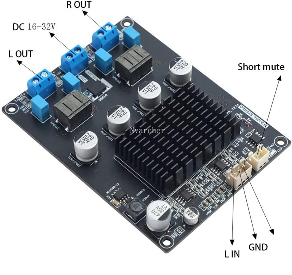 Daiilg TPA3250 Power Amplifier Board Stereo 2.0 Sound Amplificador Class D Audio Amplifiers Speaker Home Theater Amp 130Wx2