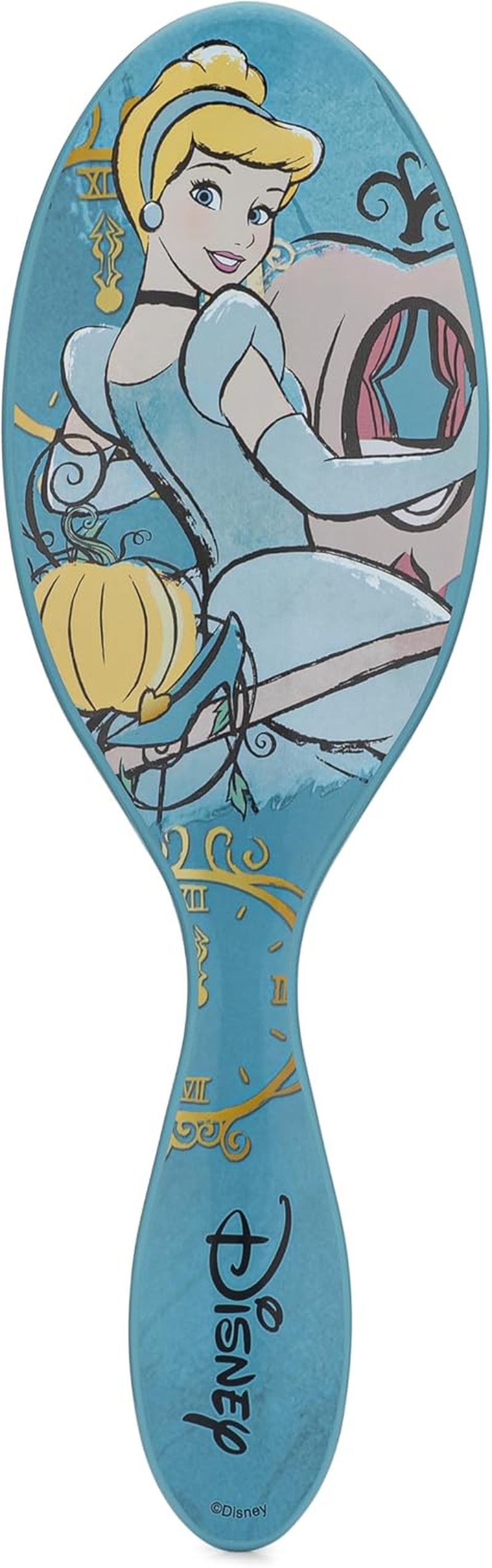 Wet Brush Disney Original Detangler Hair Brush, Cinderella (Elegant Princess) - Ultra-Soft Intelliflex Bristles - Detangling Brush Glides through Tangles (Wet Dry & Damaged Hair) - Women & Men image number 3