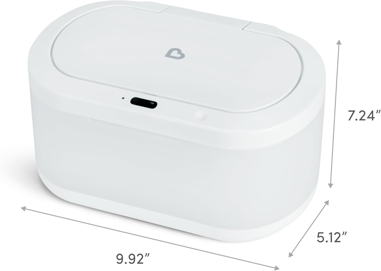 Munchkin Touch Free Baby Wipe Warmer with Nightlight & Motion Sensor, White image number 1