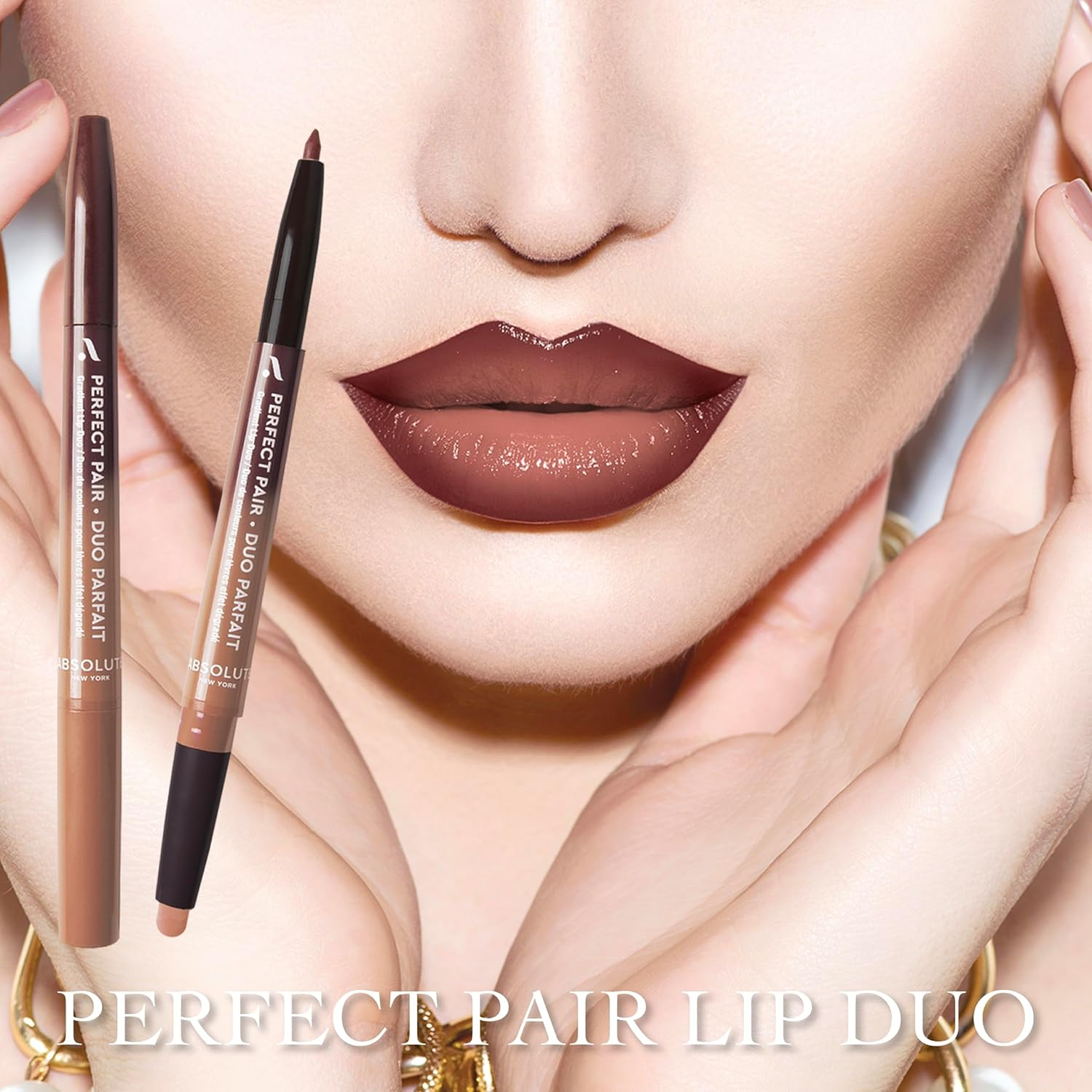 ABSOLUTE Perfect Pair Lip Duo - Rose Wood image number 5