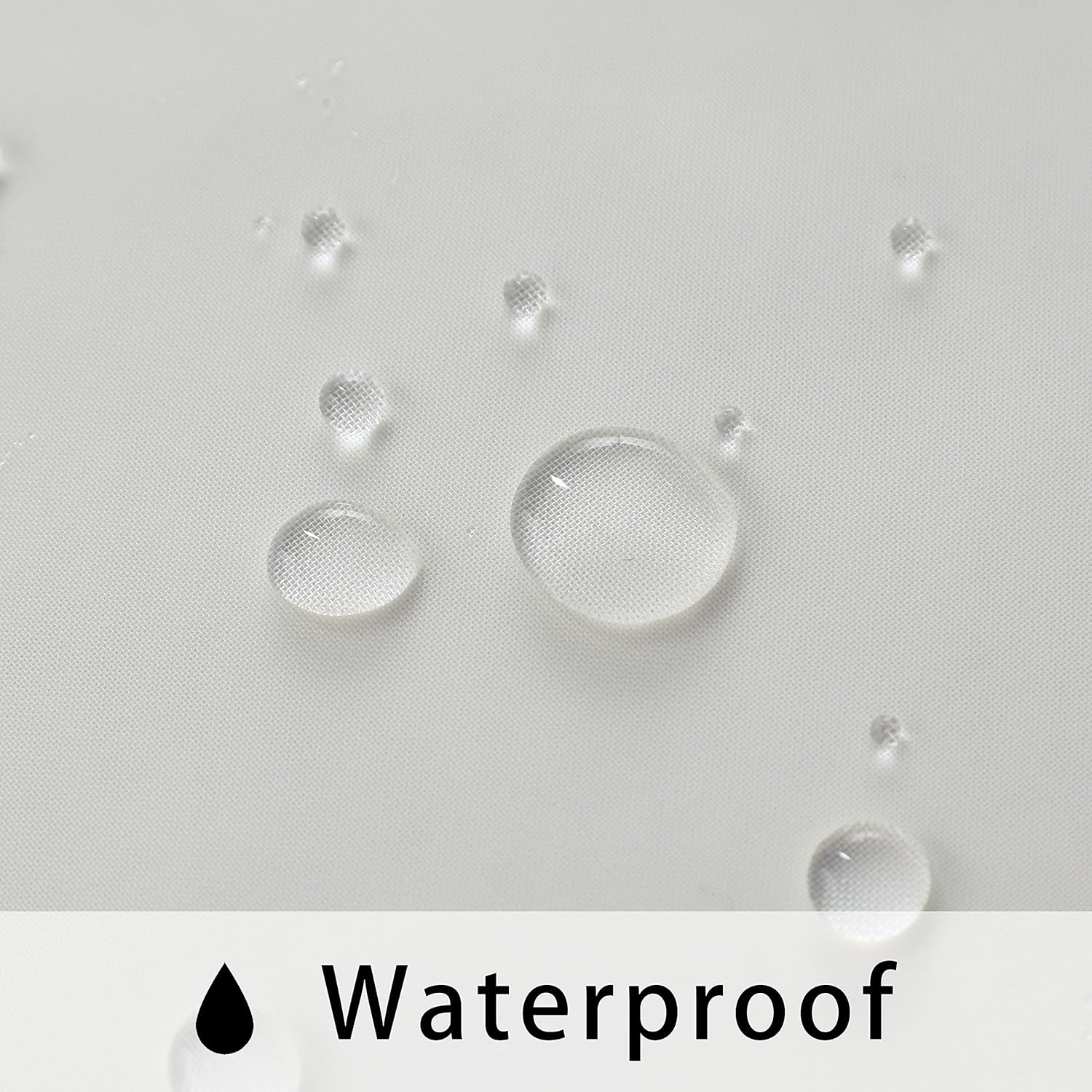 BONZER Sheer Outdoor Curtains for Patio Waterproof - 2 Panels Grommet Indoor Voile Sheer Curtains for Living Room, Bedroom, Porch, Pergola, Cabana, 54 X 84 Inch, Beige image number 4