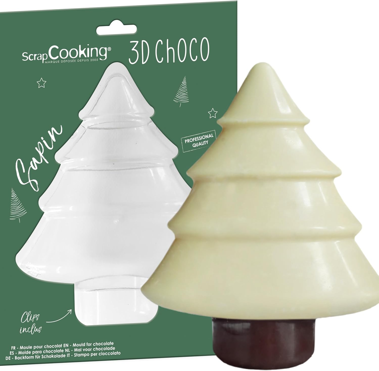 Scrapcooking 6760 Rigid Chocolate Mould 3D Chocolate Mould for Making Christmas Trees from Chocolate - Baking and Baking Accessories image number 4