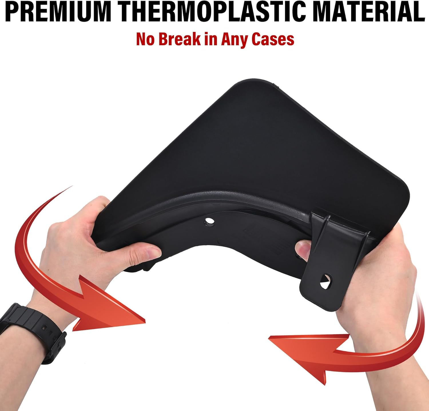 LPZAKVE Mud Flaps for Tesla Model Y Juniper 2026 2025 Exterior Accessories, No Drilling Required [Installation Tools Included], Vehicle Tire Protector Flexible TPE Mudflaps Matte Black (Set of 4) image number 3