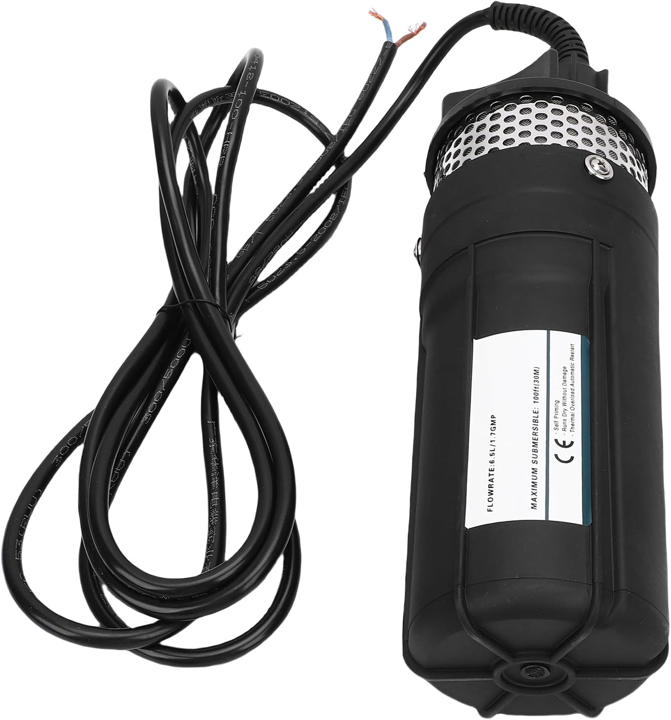 Cryfokt Solar Submersible Pump Deep Well Delivery Pump 96W 1.7GPM Rate - High-Speed Motor - Versatile Use for Greenhouse (DC24V) image number 5