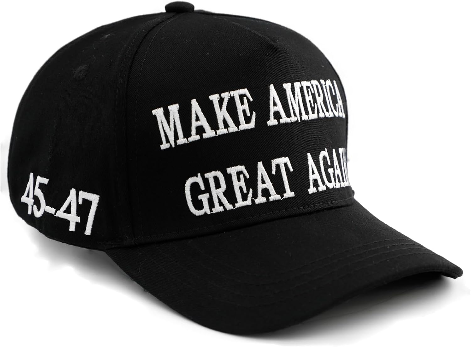Nigua MAGA Hat,45-47 Trump 2024 Hat Make America Great Again Slogan Baseball Cap - 2Pcs Redblack image number 4