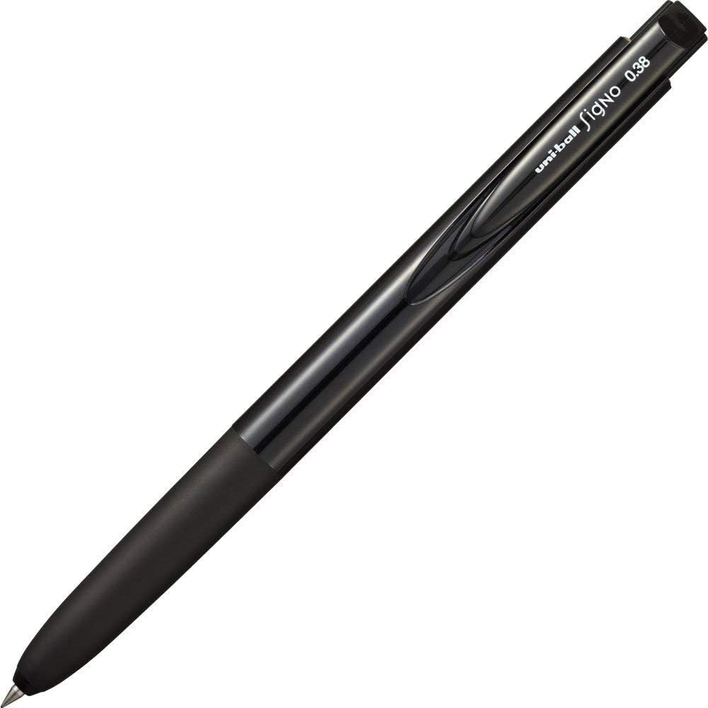 Signo Set of 3 Uni Knock Ballpoint Pen - RT1 UMN-155 0.38 Mm (Black) image number 6
