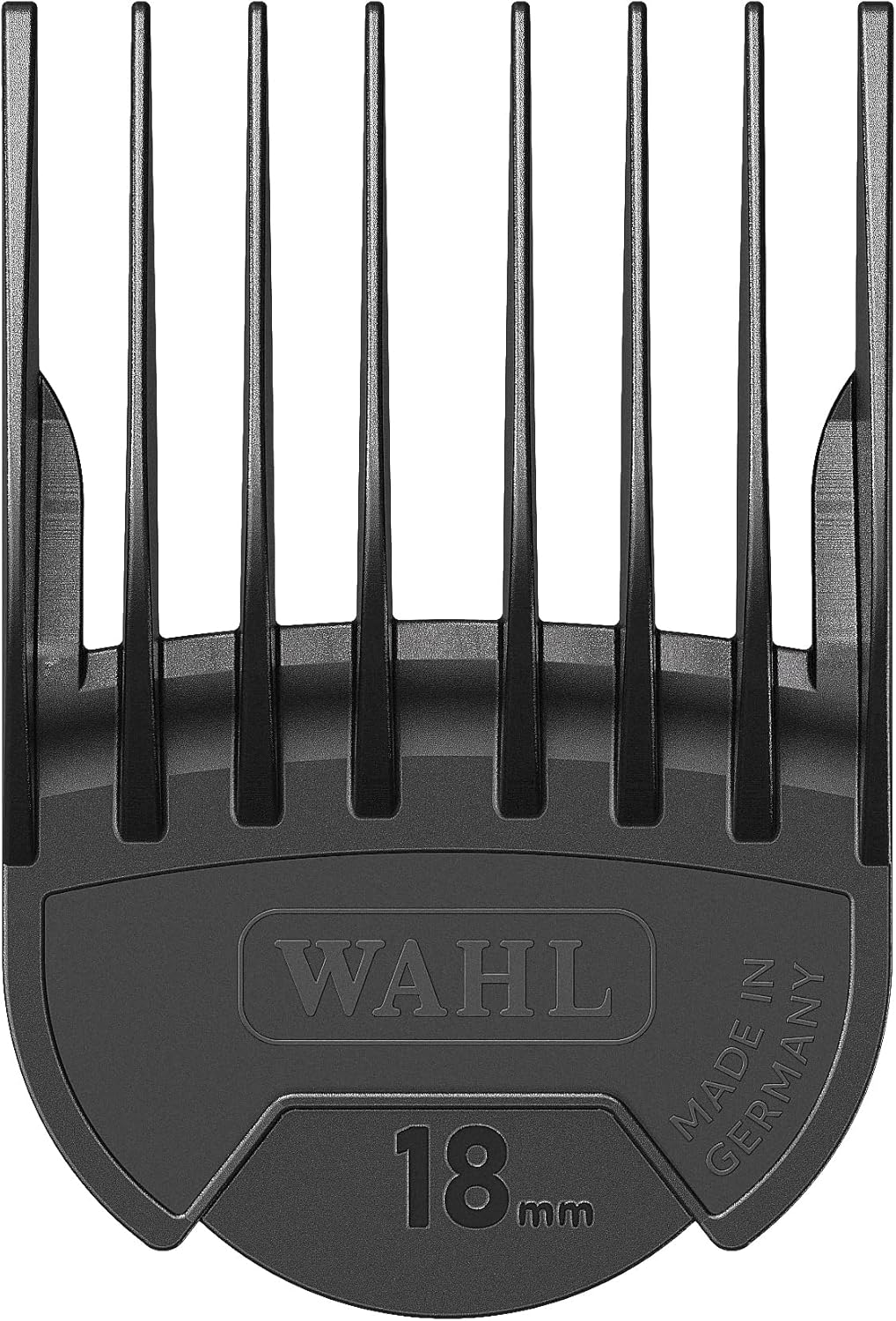 WAHL Slide on Attachment Comb, #6, 18 Mm, Attachment Combs, Accessories for Hair Clippers and Trimmers, Kuno, Genio, Chromstyle