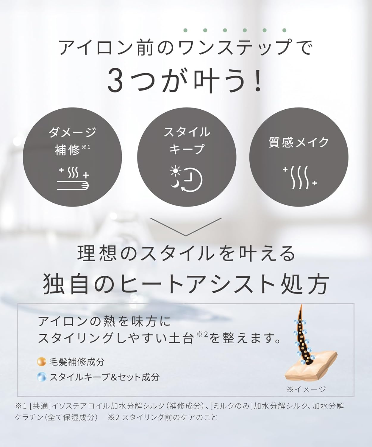 SALONIA Salonia Styling Oil (Wet), 3.4 Fl Oz (100 Ml) Natural Herbal Scent image number 2