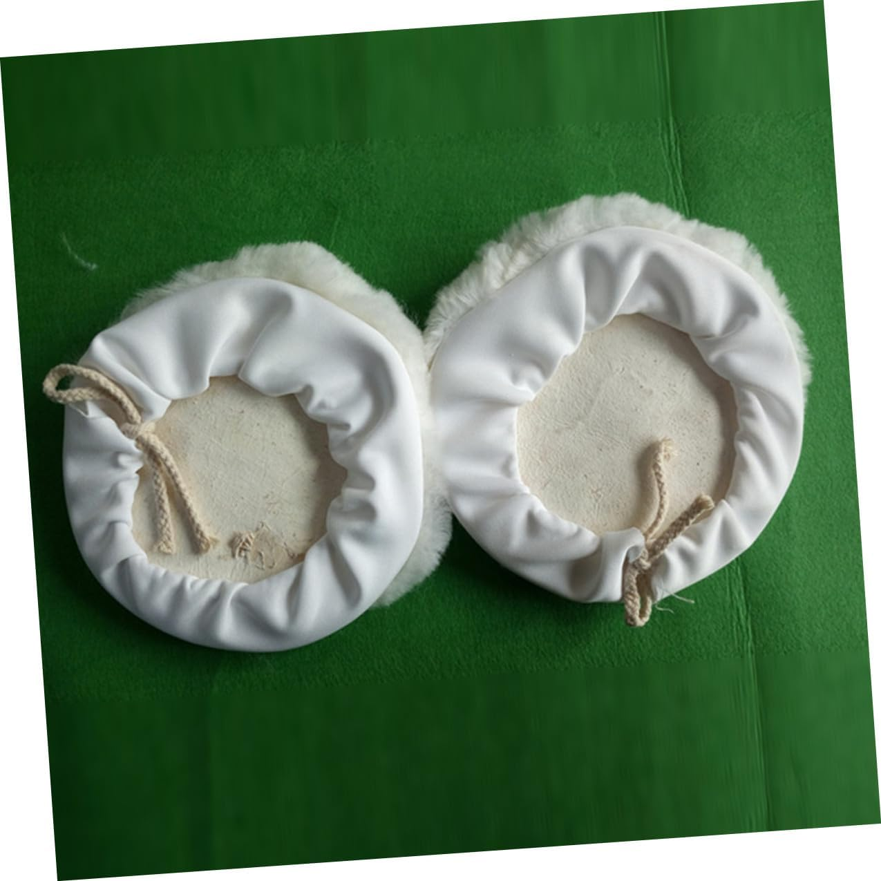 VALICLUD 3 Piece 7 Inch Wool Buffing Pad Set for Car Polishing and Compound Cutting, Hook and Loop Attachment, Automotive Body Repair Buffing Polishing Equipment image number 1