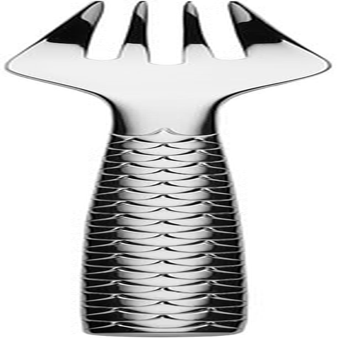 Alessi FM23/17 Colombina Fish Fish Forks in 18/10 Stainless Steel Mirror Polished (Set of 6), Silver