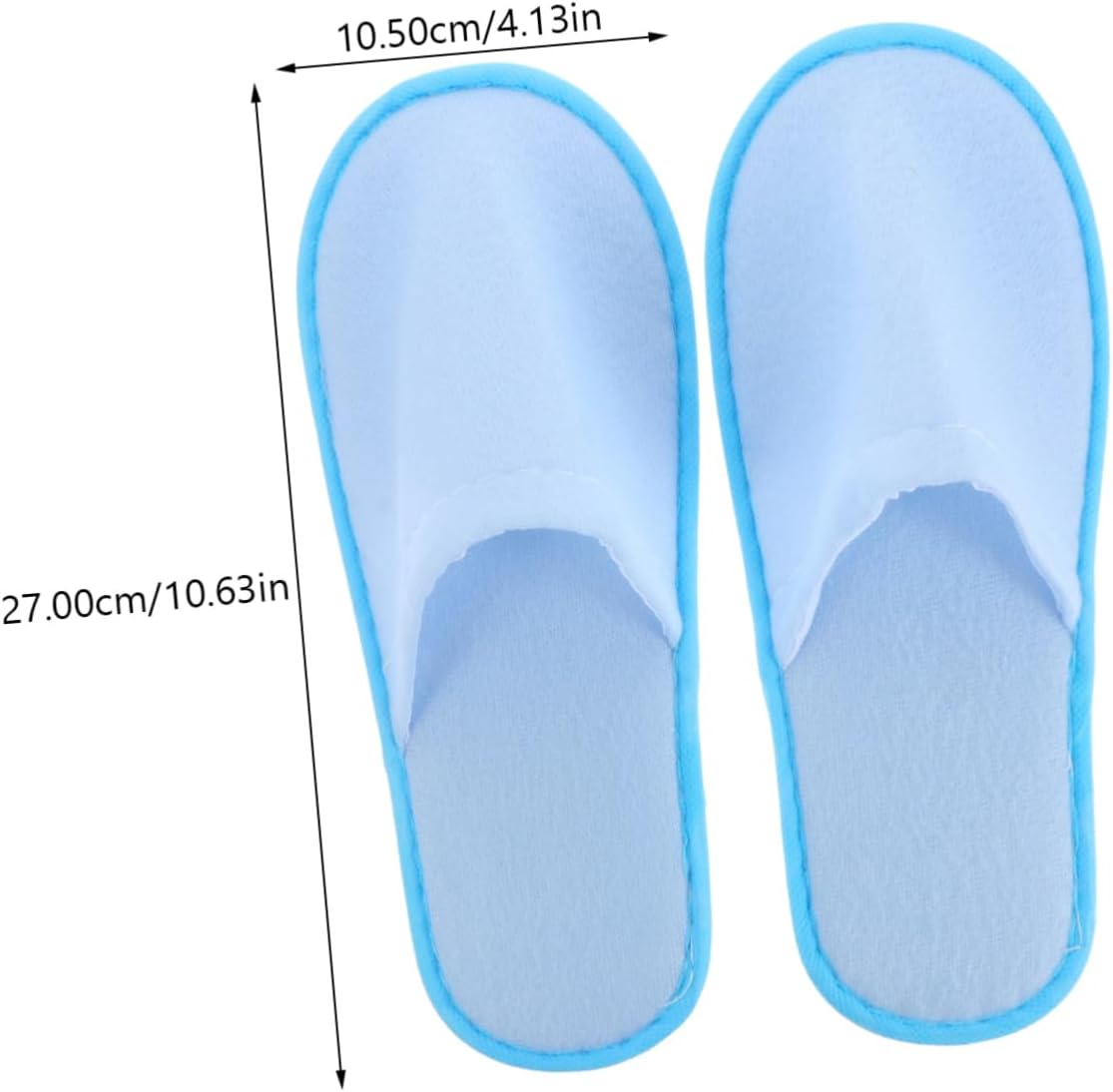 Healvian Disposable Slippers Travel Toiletries Indoor Slippers Bulk Hotel House Slippers for Guests Spa Slippers Home Indoor Slippers Salon Slippers Grey Pulled Cloth image number 2