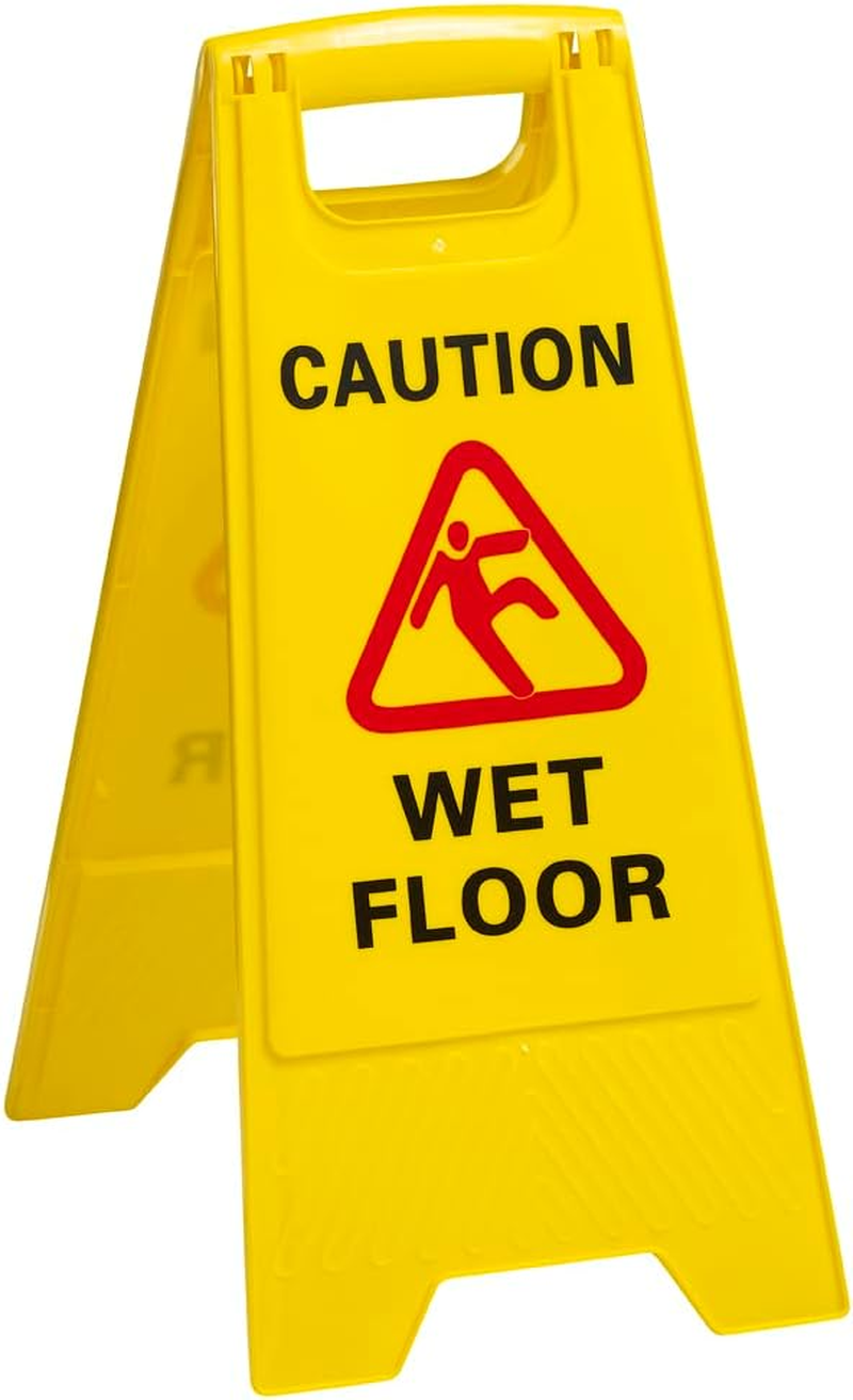 Chef Inox a Frame Wet Floor Caution, Yellow