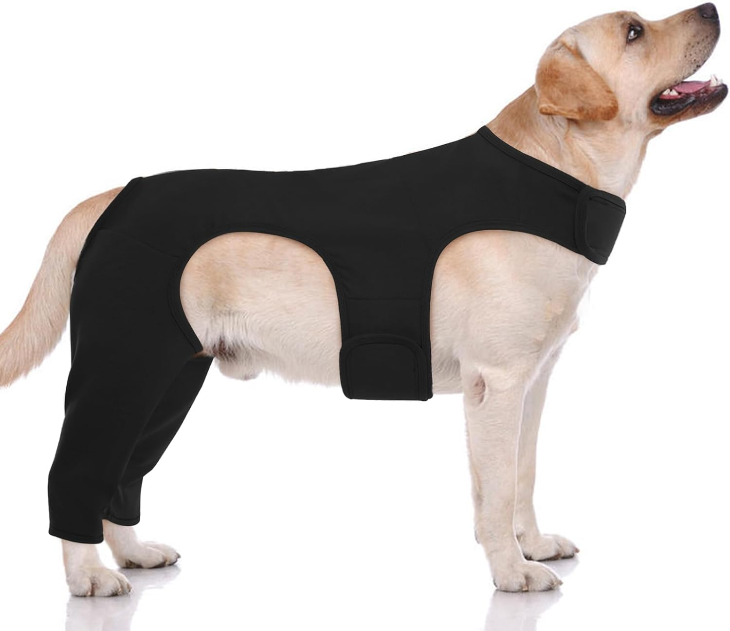 Hjyokuso Recovery Suit for Dogs, Dog Surgery Suit, Dog Leg Surgery Recovery Suit, Lick Sleeve for Dogs Rear Leg, Dog Elbow Protector, Dog Sleeve to Prevent Licking Bite, Avoids Wound Infection - M