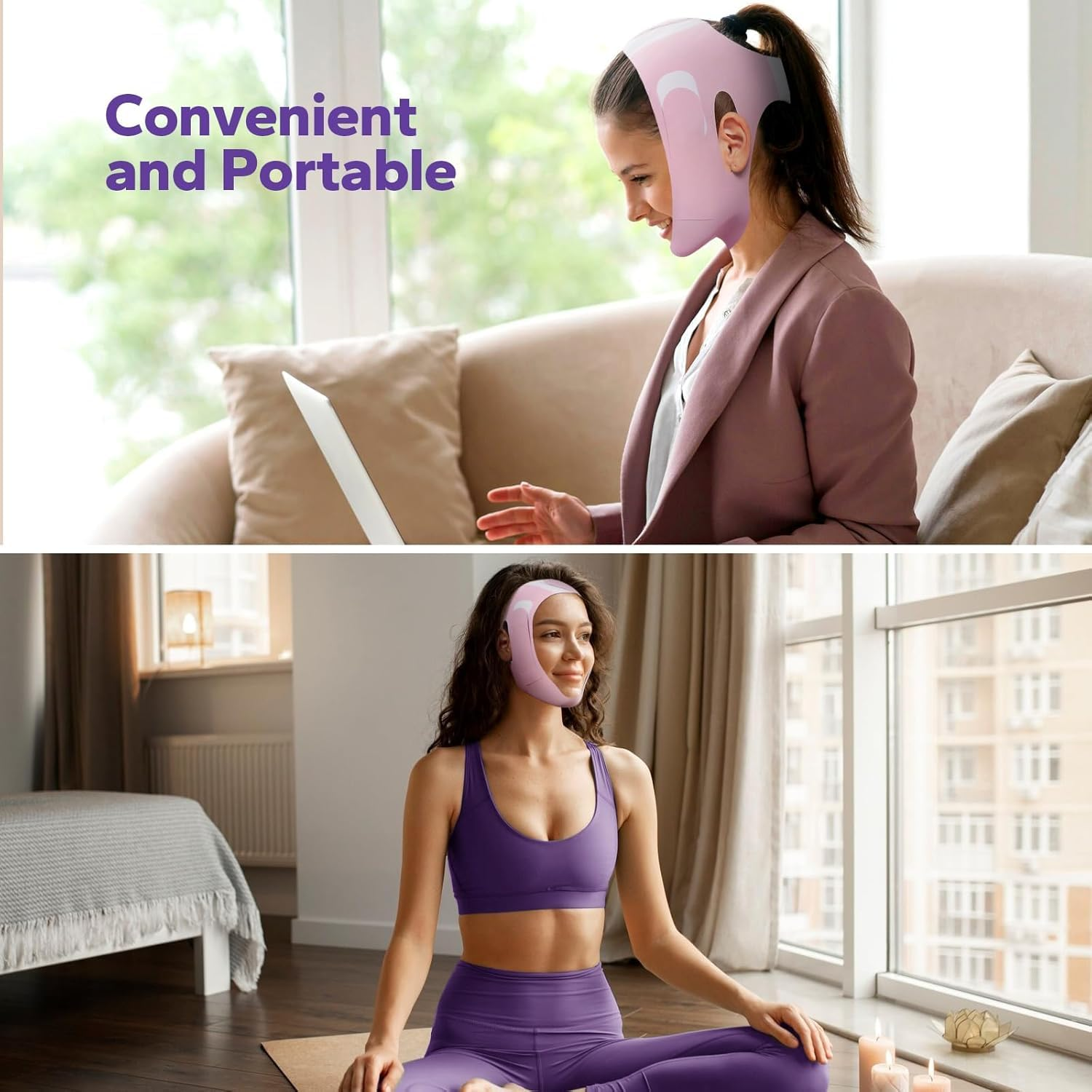 V-Line Lifting Chinstrap, V-Line Mask, Chinstrap for Sleeping, Reusable Face Strap, Chin up Patch, V-Shaped Belt, Shaped Face Mask for Sagging image number 3