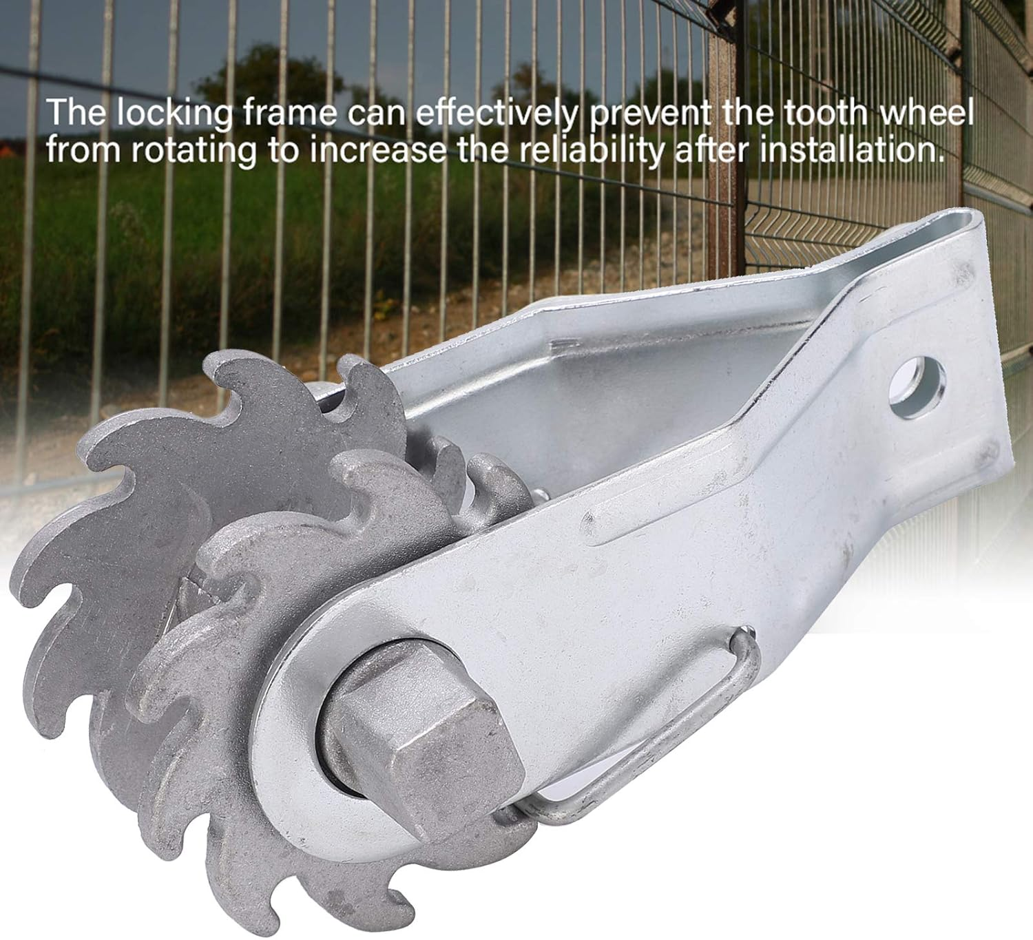 Cryfokt 24Pcs Electric Fence Wire Strainer, Heavy Duty Inline Tensioners with Locking Frame, Inline Ratchet Strainer Fence Wire Tensioner for Electric Fence, Farm Fence image number 4