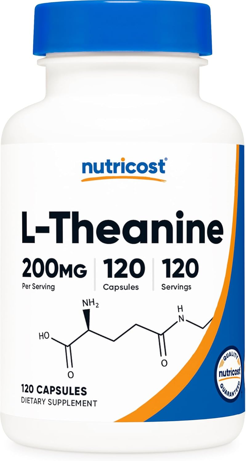 Nutricost L-Theanine 120 Capsules image number 1