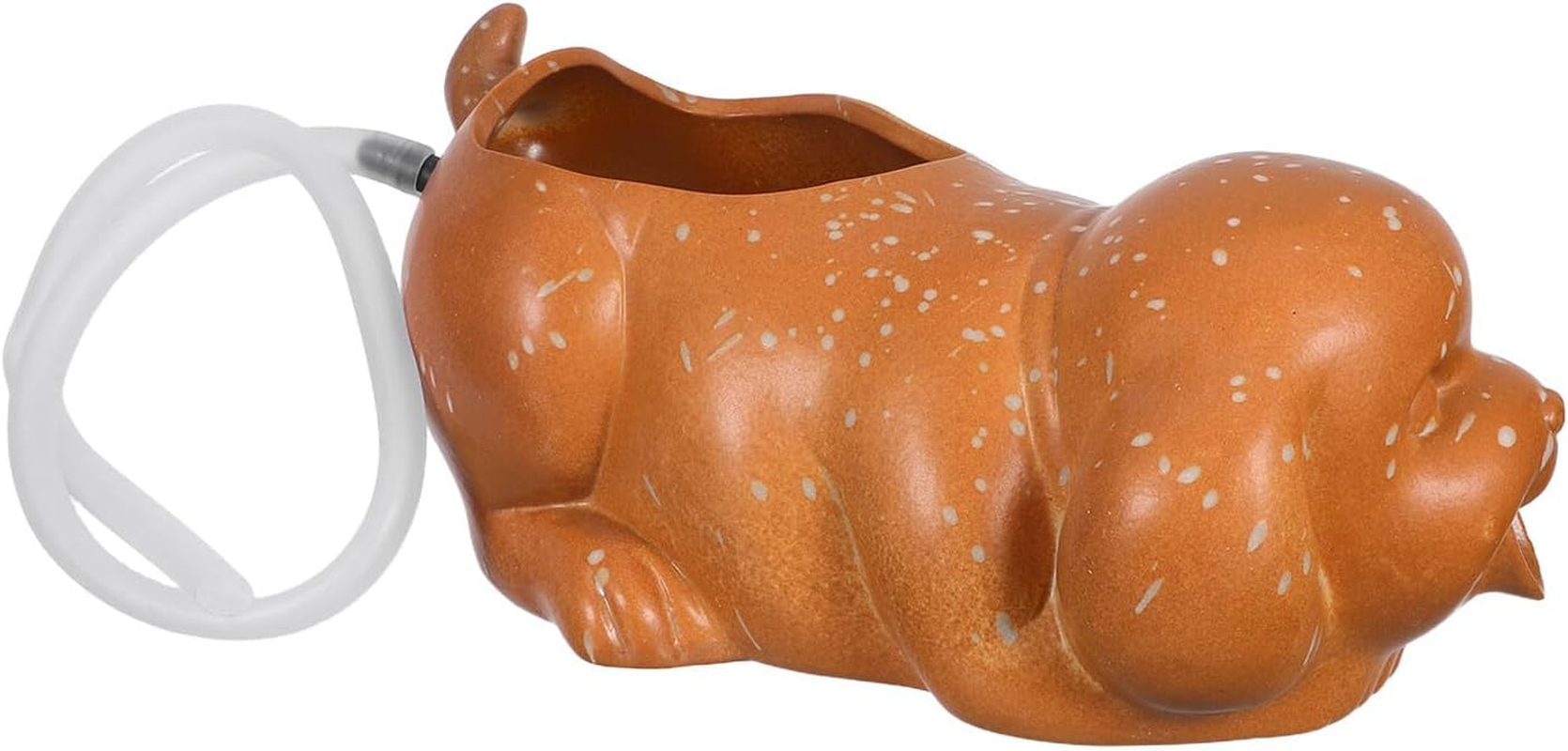 Abaodam Outdoor Water Feature Decor Fish Tank Sculpture Garden Waterfall Jar Fountain Jar Bonsai Fountain Outdoor Black