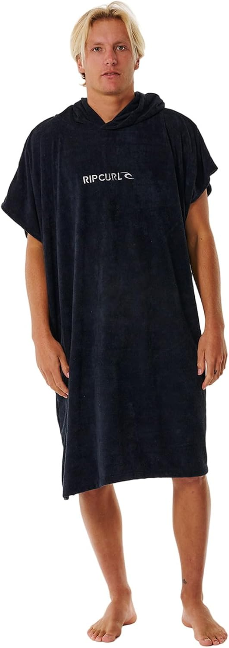 Rip Curl Men'S Brand Hooded Towel, Black/Grey, Onesize