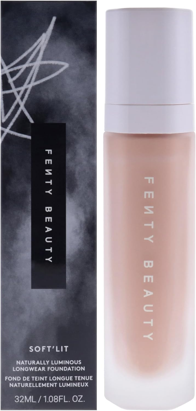 Soft Lit Naturally Luminous Longwear Foundation - 225 Light Medium Neutral Olive by Fenty Beauty for Women - 1.08 Oz Foundation