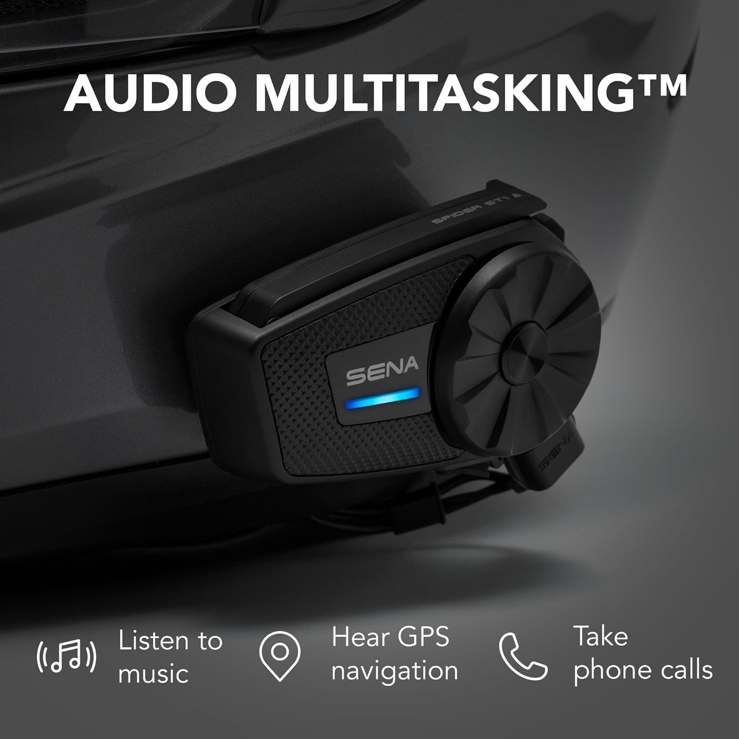 Sena Spider ST1 Motorcycle Mesh Communication System image number 2