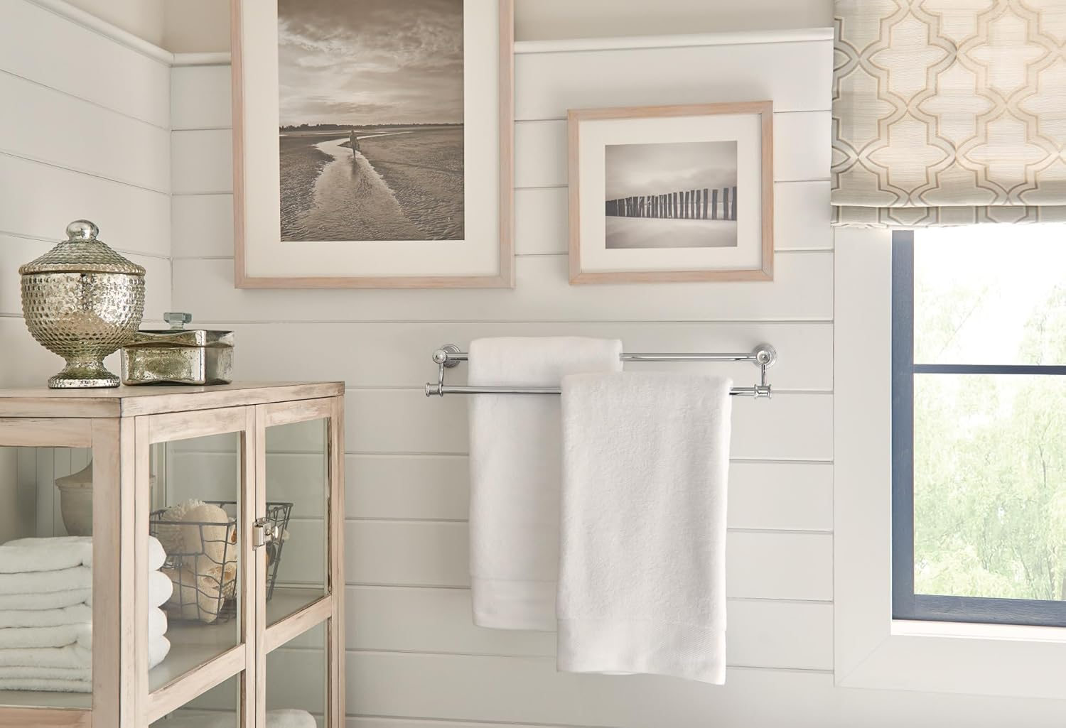 Moen YB6422NL Belfield 24-Inch Bathroom Double -Towel Bar, Polished Nickel - Chrome image number 3