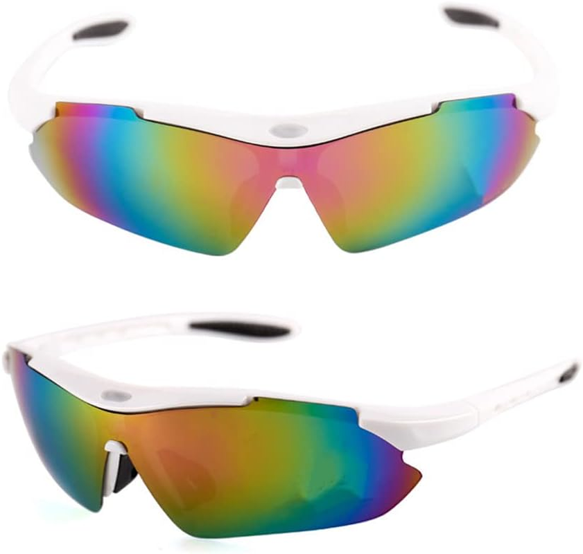 Sagasave Outdoor Sports Sunglasses, UV400 Protection Polarized Sunglasses, Men and Women anti Glare Glasses for Cycling, Fishing, Driving, Golf - Black image number 2