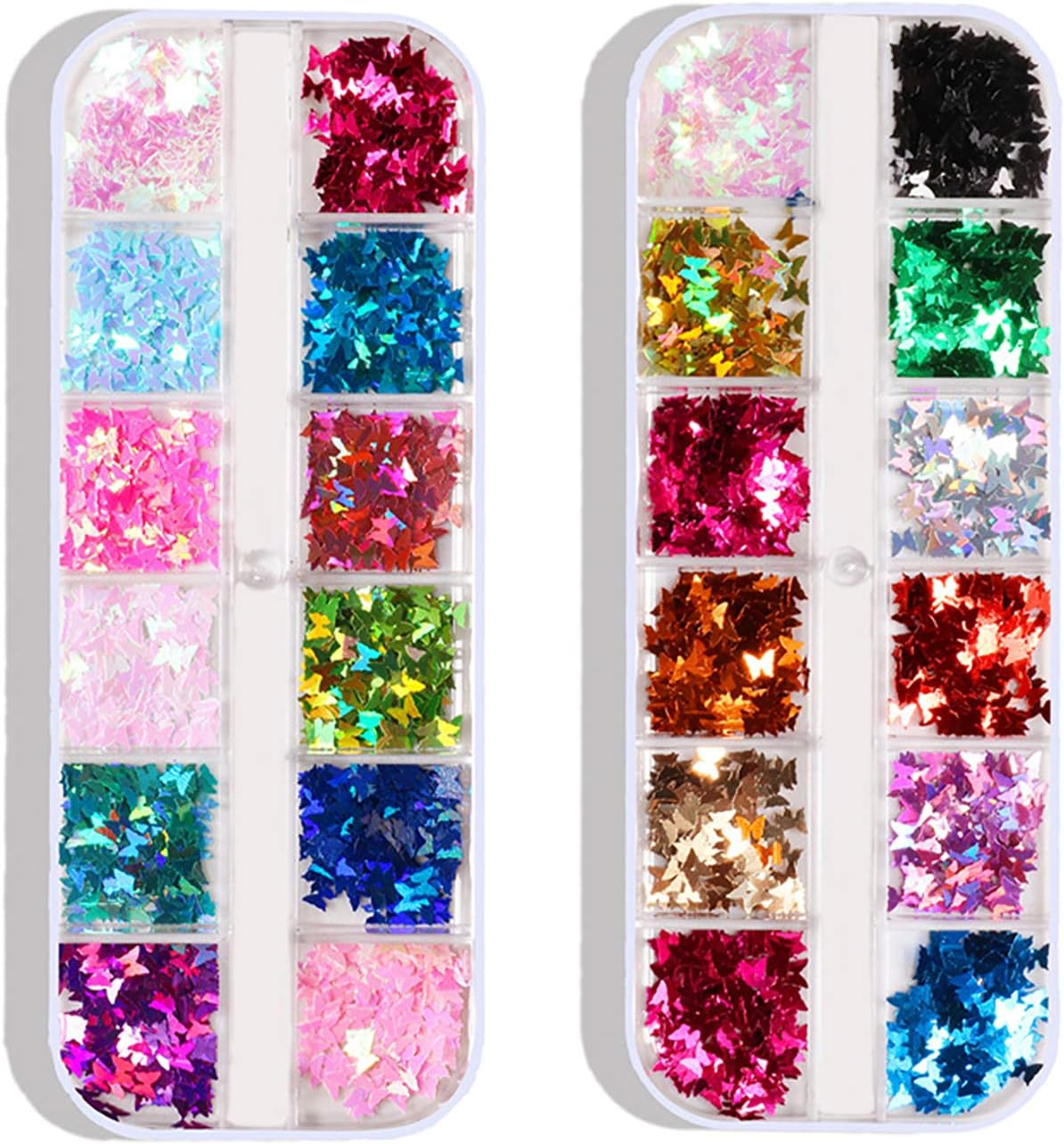 2 Big Boxes Geometric Sequins Five-Pointed Star Sequin Jewelry Holographic Nail Sparkle image number 2
