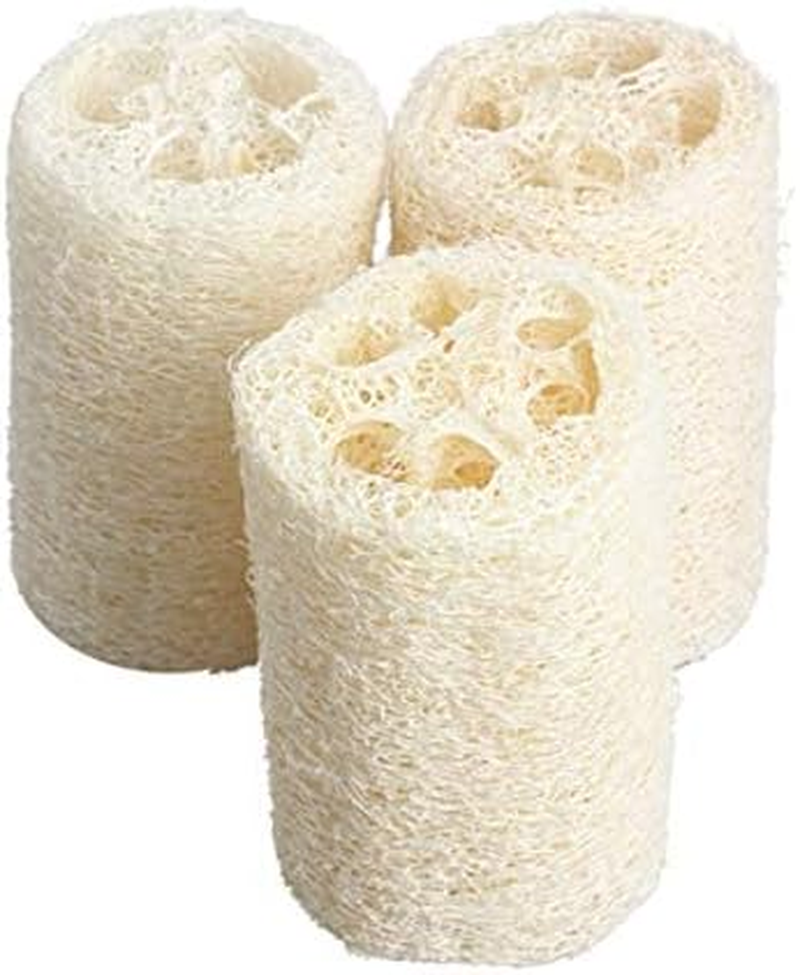 JPMD 3Pcs/Set Bath Body Shower Sponge Scrubber Natural Loofah Luffa Loofa Bathing Massage Body Sponge Scrubber image number 2