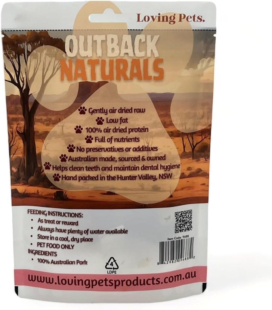 Loving Pets Pig Ear Strips Dog Treat 100 G image number 1