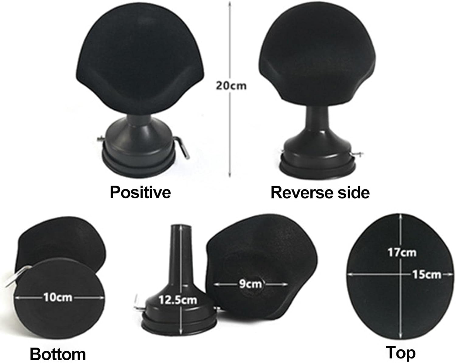 Eigell Headform Stands Organizer for Multiple S Earrings image number 4