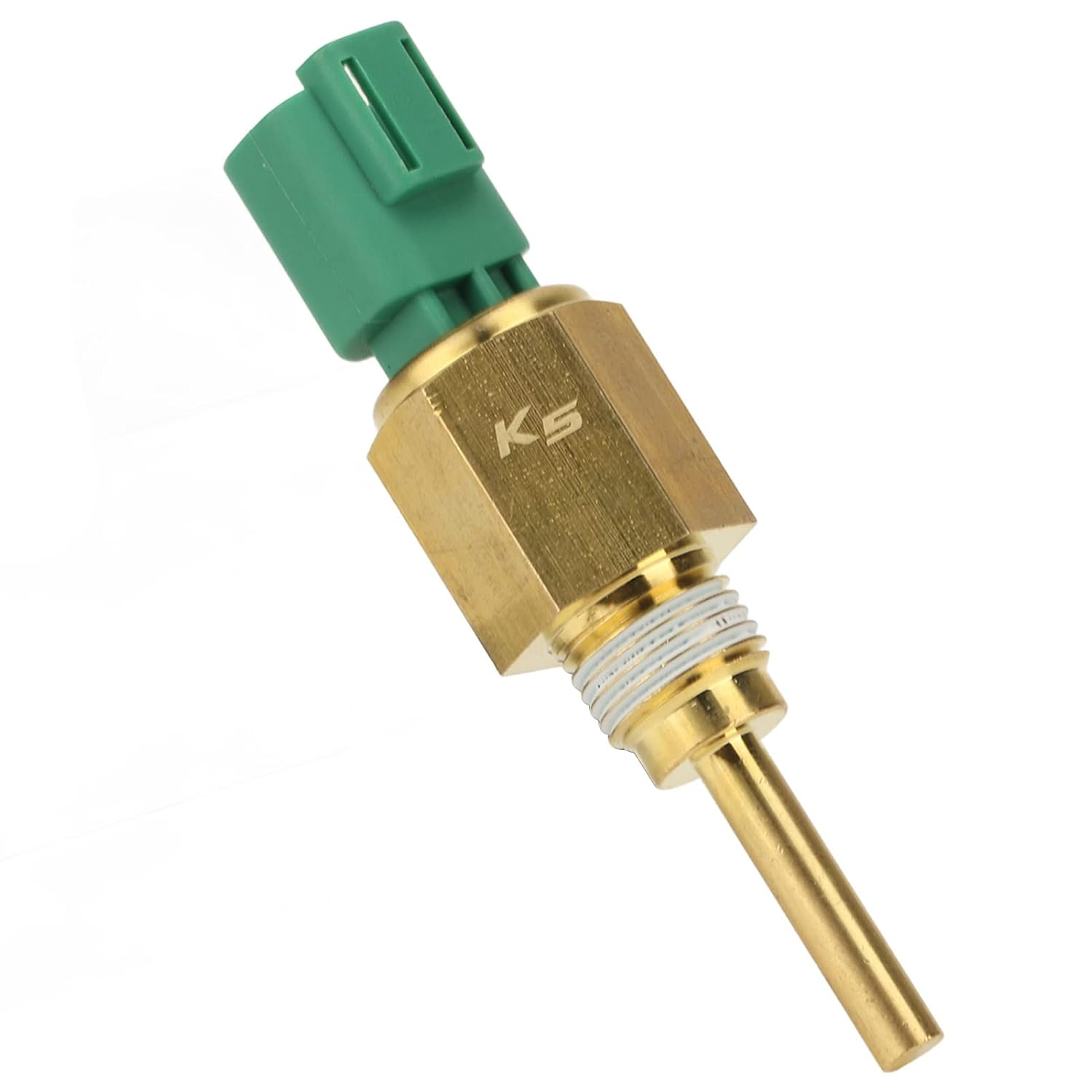 Fafeicy Temperature Sensor Tractor, Temperature Sensor, Tractor Engine Coolant Sender Brass Engine Water Generator Part Fit Alarm