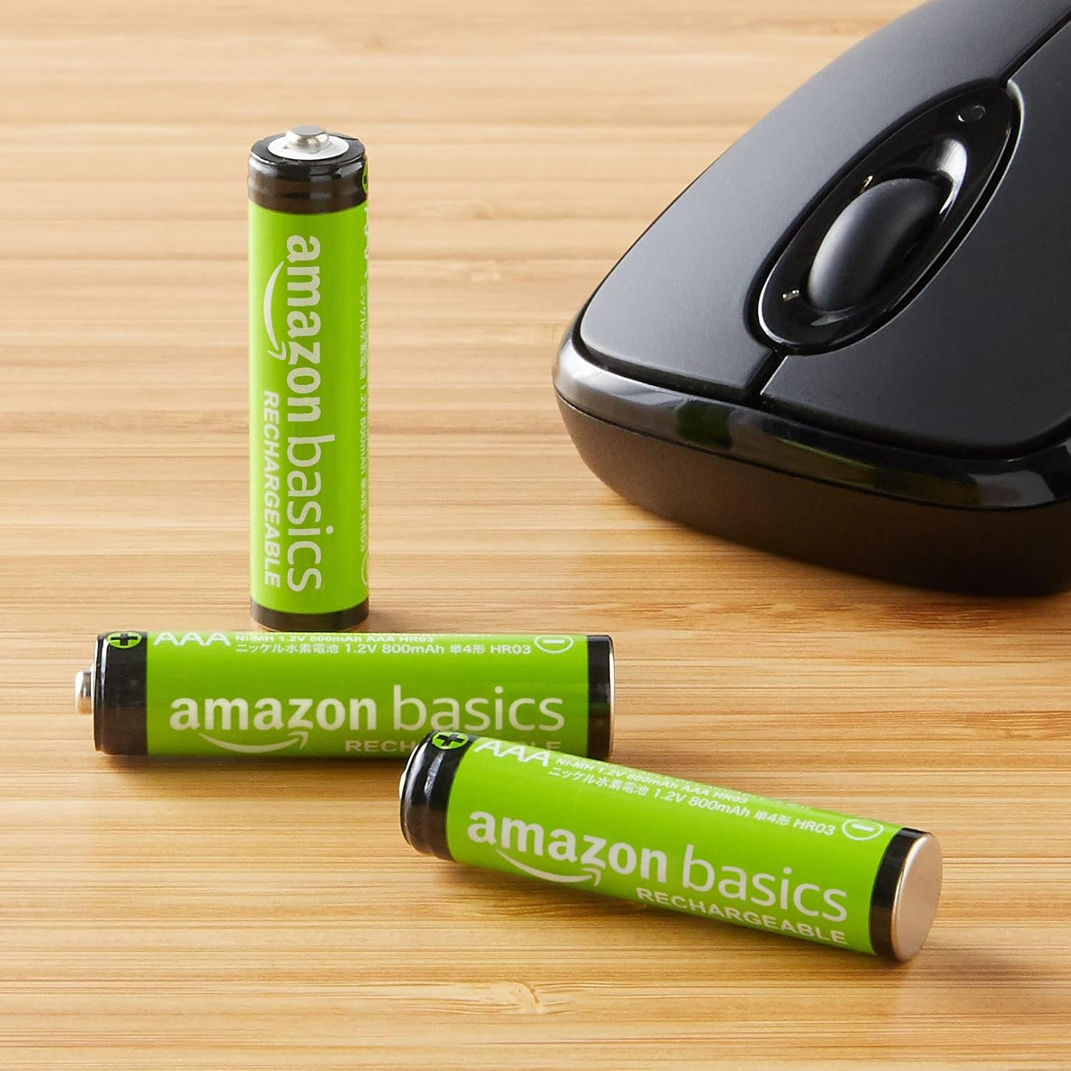 Amazon Basics 12-Pack Rechargeable AAA Nimh Performance Batteries, 800 Mah, 1.2V, Recharge up to 1000X Times, Pre-Charged image number 2