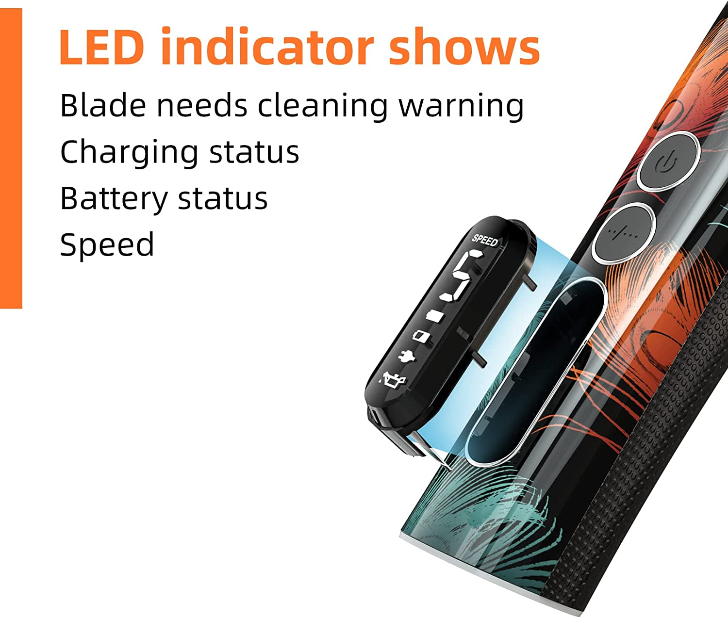 Shernbao Professional 5-In-1 Blade Clipper PGC721 image number 3