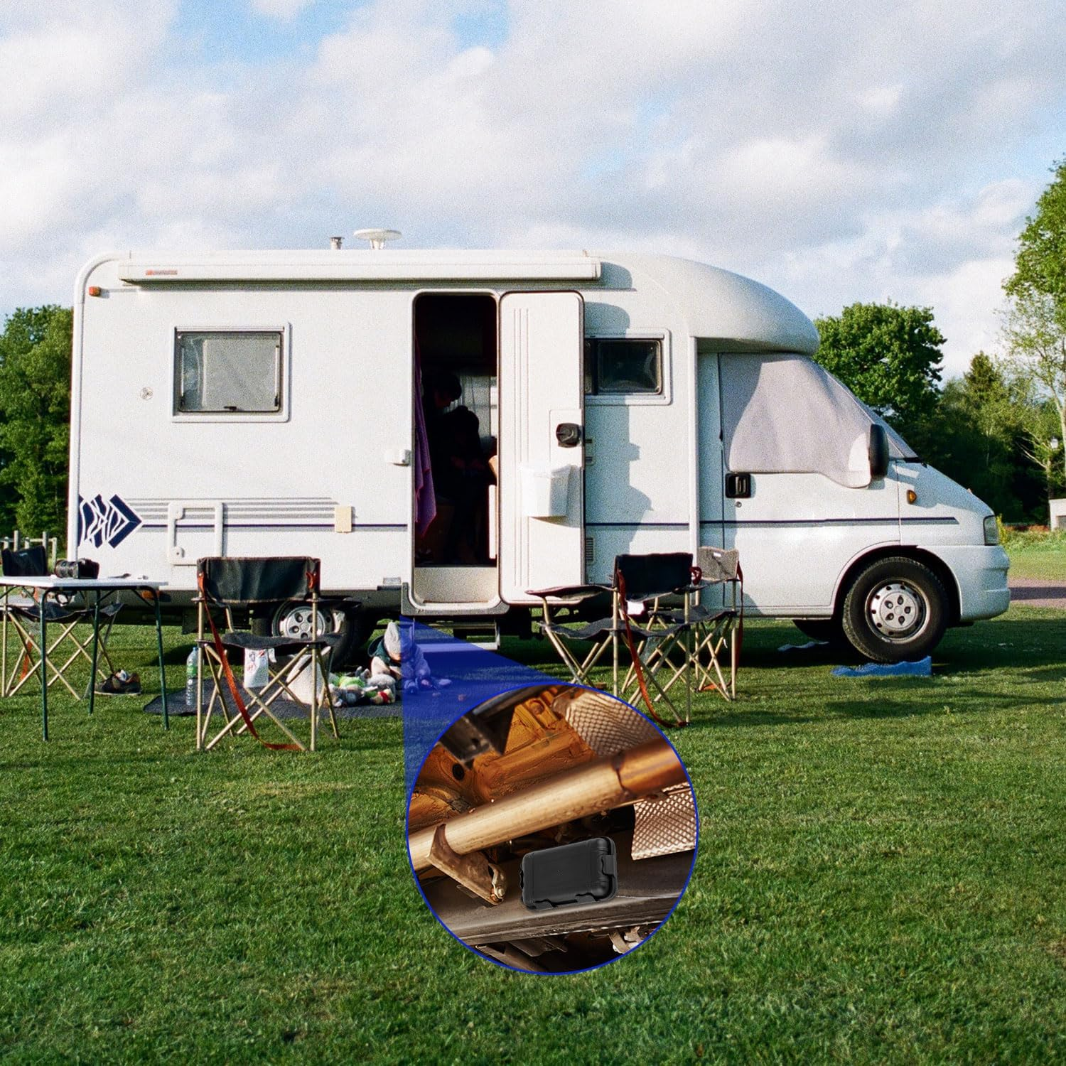 Hidden Key Holder, Magnetic Safe Box Key Magnetic Box Waterproof Magnetic Key Hider Magnetic Key Case Key Holder under Car Hide a Key Outdoor for Key USB Car Storage (Black)