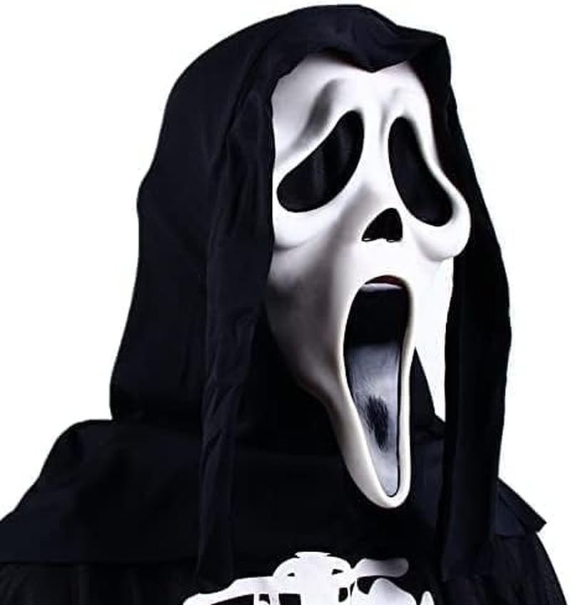 Halloween Mask Natural Latex Scary Skull Mask Horror Full Head Masque Halloween Party Costume Cosplay Prop image number 6