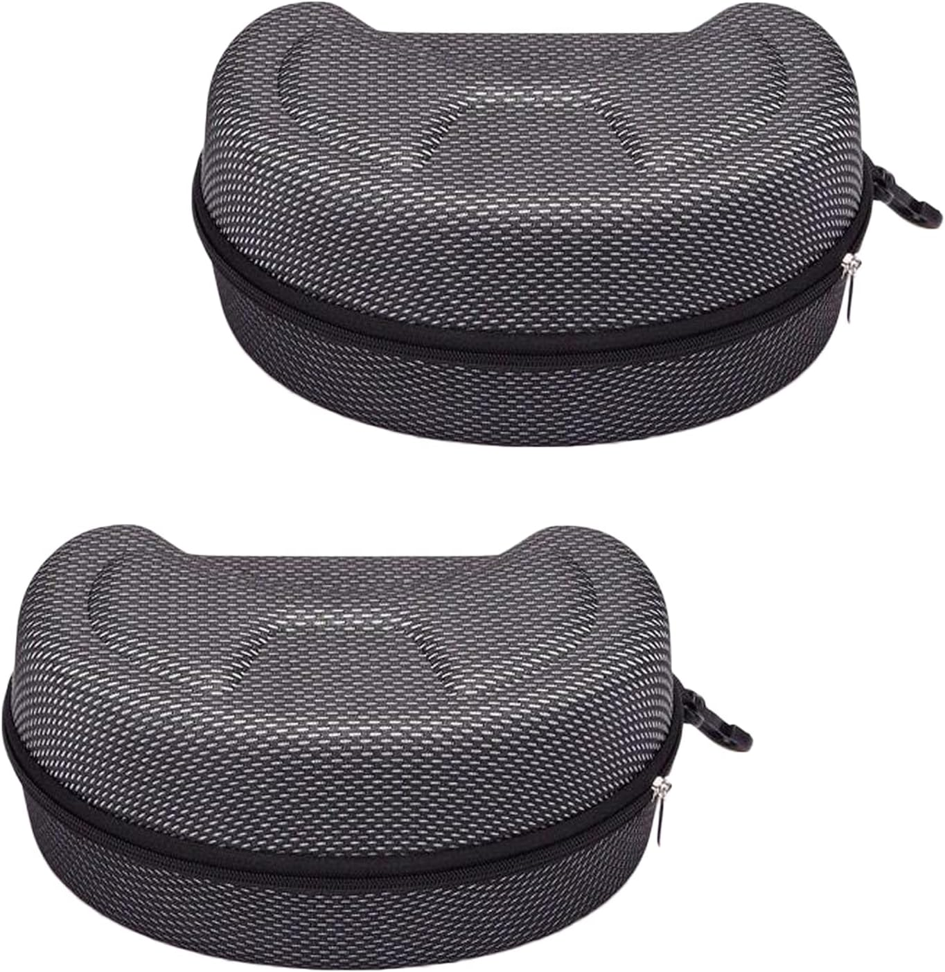 CENZICOM Large Hard Sports Glasses Case, Snow Goggles Box, Sports Glasses Storage Holder, Protective Goggle Case，2Pcs