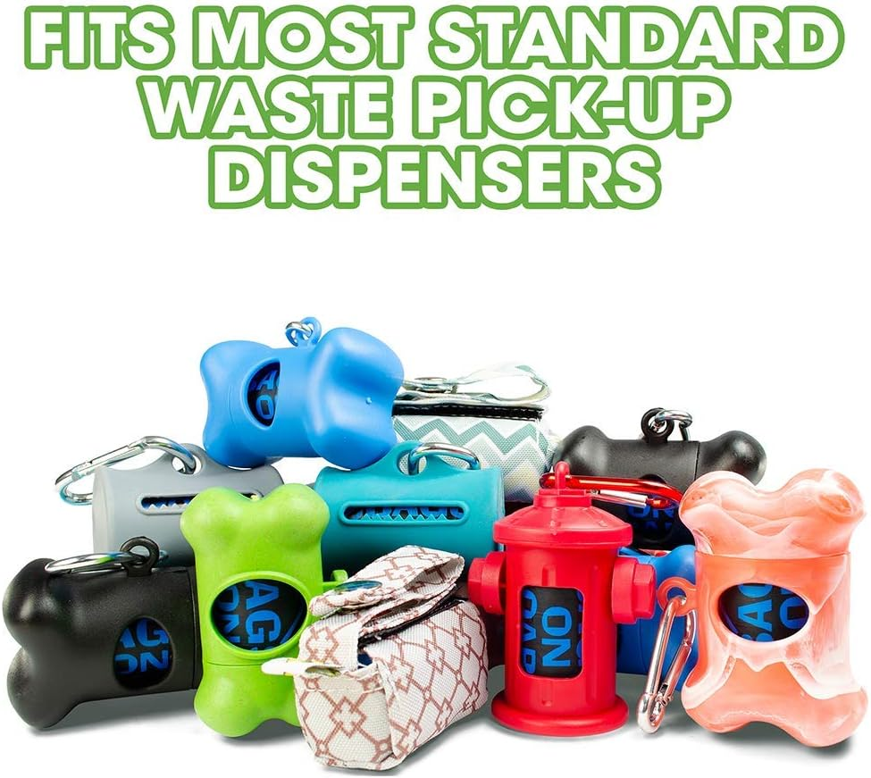 Bags on Board Dog Poop Pickup Bags, Multiple Colors, 140 Bags image number 2