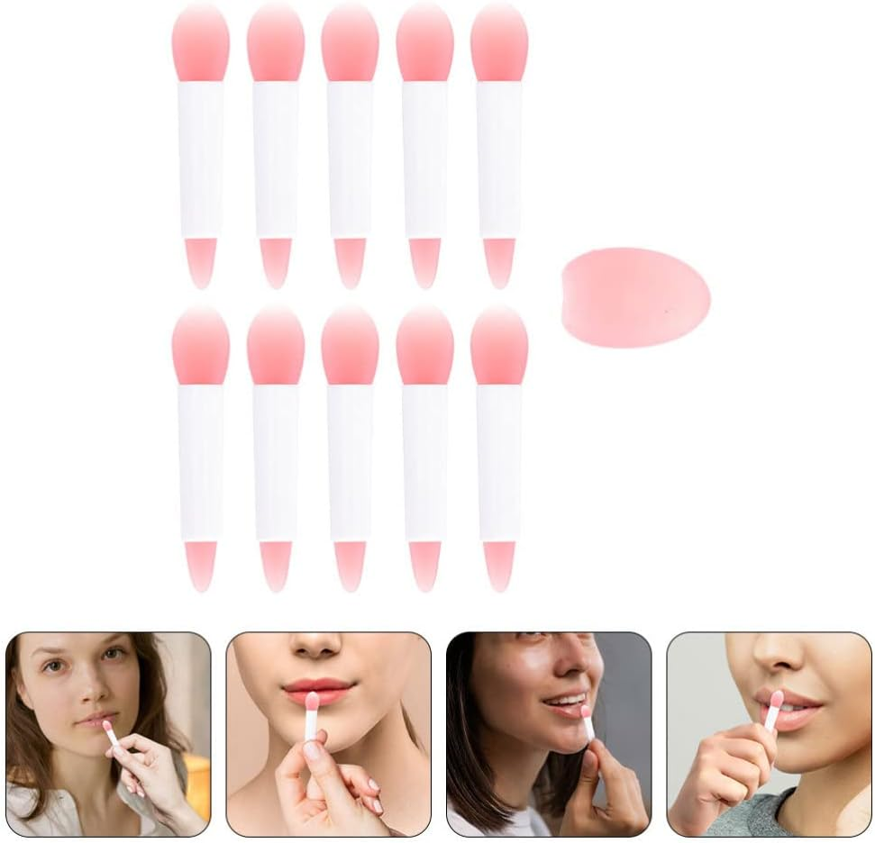 FRCOLOR 1Set Silicone Lip Brush Applicators Portable Lip Mask Tools for Women Premium Lipstick Brushes Compact Design for Effortless Makeup Application