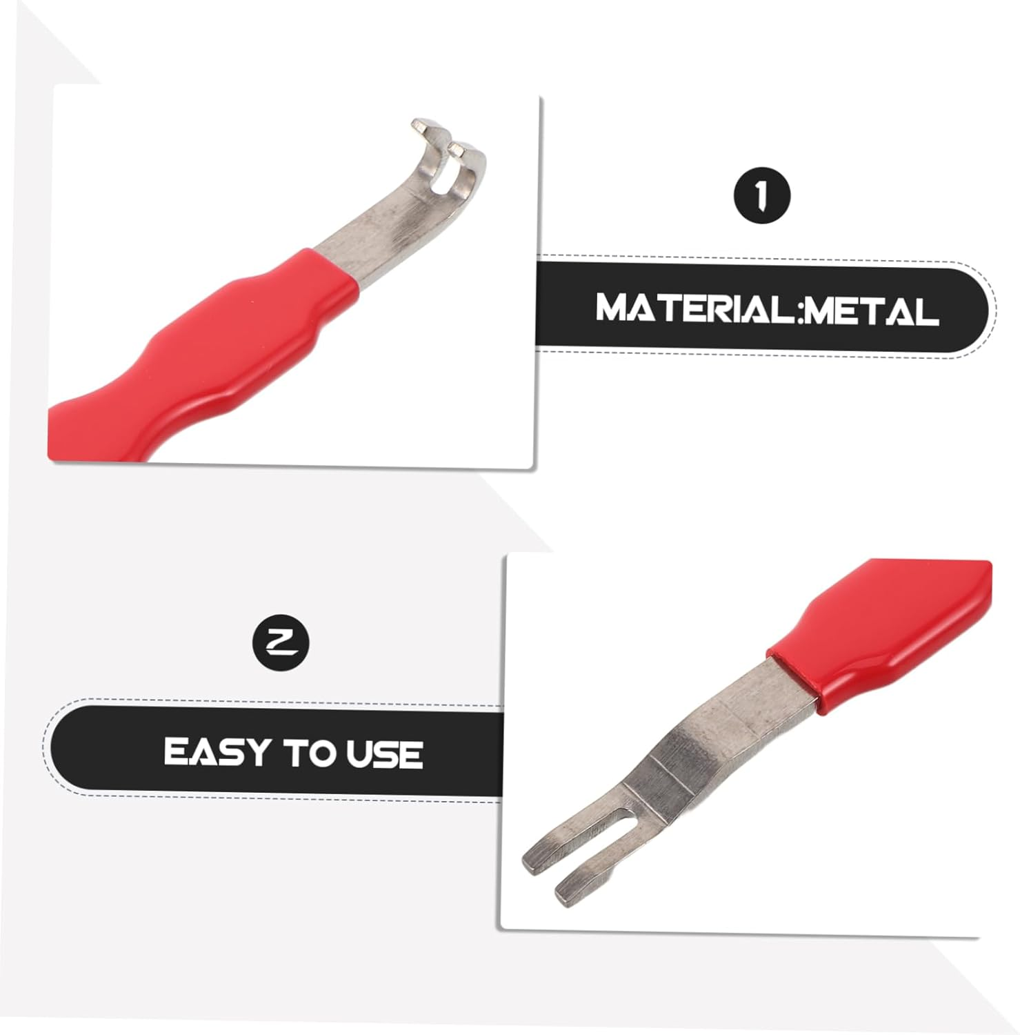 CHILDWEET Automotive Wire Harness Plug Removal Tool Wire Strippers Connector Separator Car Terminal Pin Remover for Electrical Metal Terminal Connector Separator image number 6
