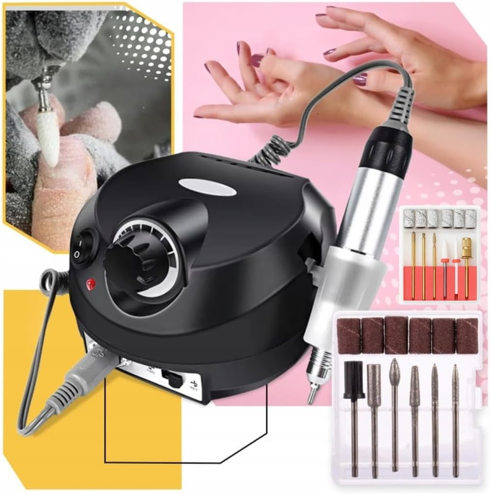 Lewer - Nail Cutter Set DM-202 65W, Professional Manicure & Pedicure Set, Cuticle & Varnish Remover, Manicure Pedicure Nail Knife image number 1