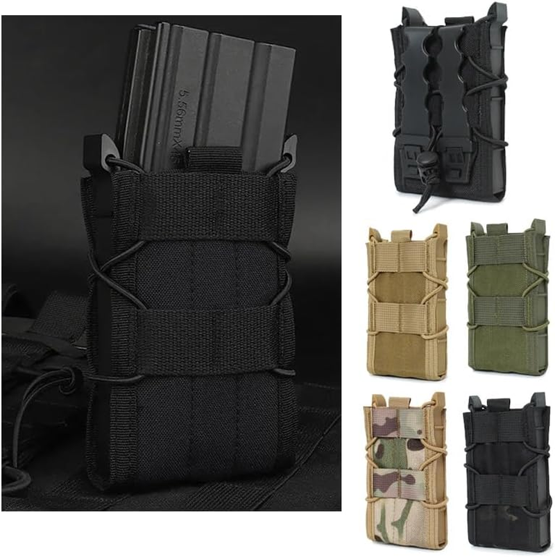 Molle Vest Accessory Camouflage Pack Fast Cartridges Clip Ammunition Carrier Ammo Holder Tactical Mag 5.56 Magazine Pouch image number 3