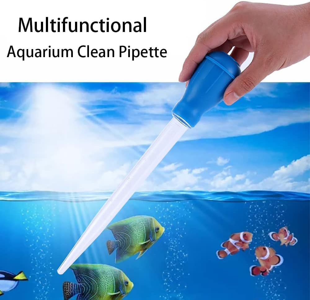 30ML Aquarium Gravel Waste Clean Aquarium Clean Pipette Dropper,Manual Fish Tank Water Changer Aquarium Dropper,Fish Tank Cleaning Waste Remover,For Aquarium Waste Remover image number 6