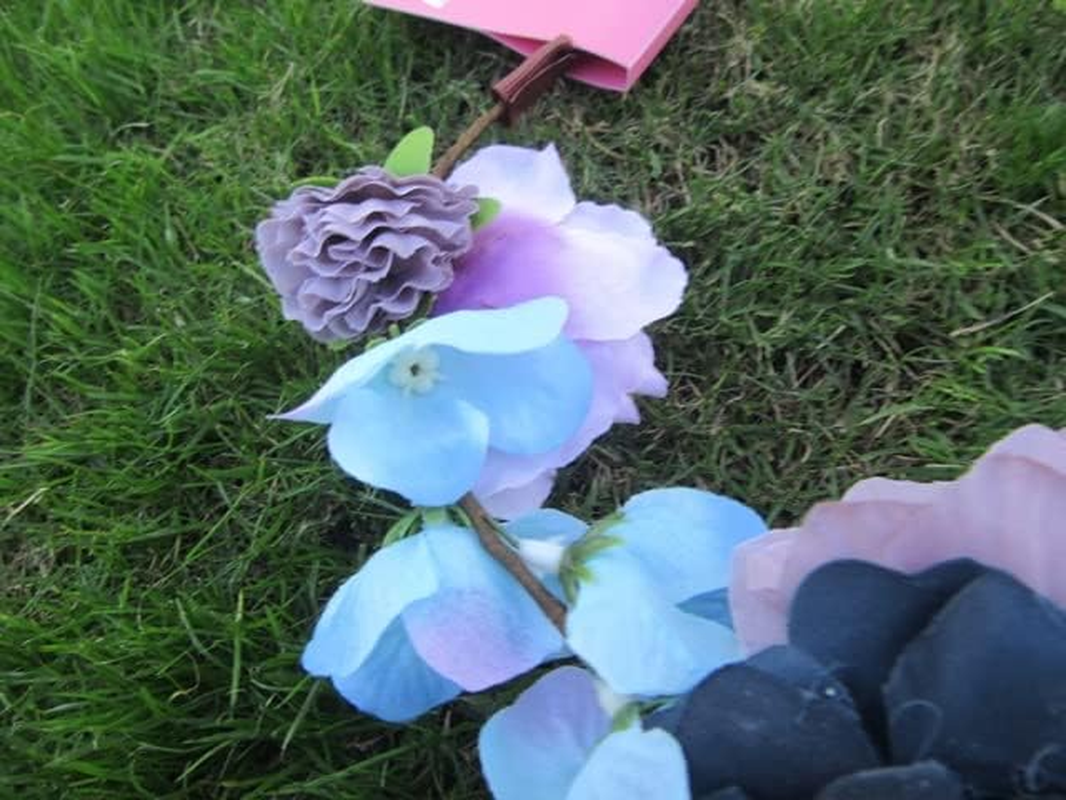 3Pcs Floral Headpiece Hair Garland Wreath Flower Party Favor image number 4