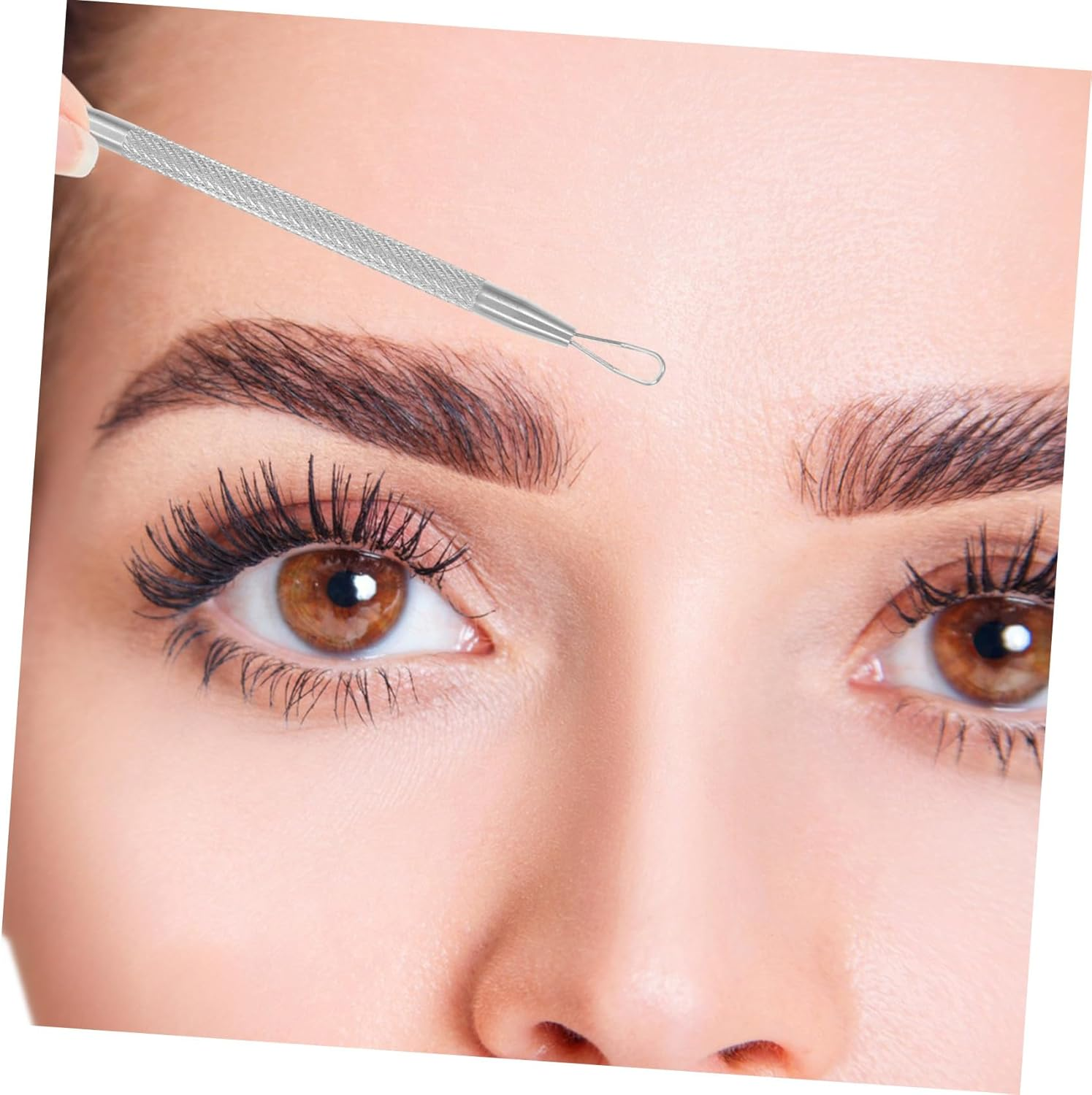 SOLUSTRE Blackhead Remover Pimple Squeeze Ring 7Pcs Stainless Steel Double-Headed Tool for Efficient Blackhead Extraction and Pimple Care with Portable Case image number 2