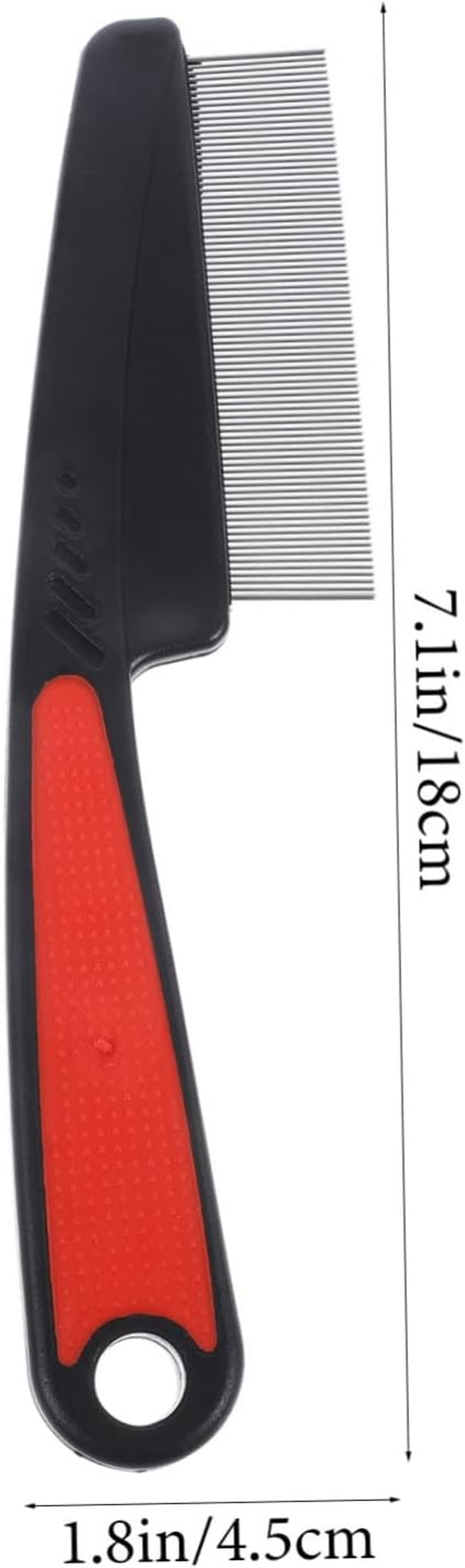 Healeved 5Pcs Fine Tooth Dandruff Comb Professional Stainless Steel Hair Pick for Precision Styling for Adults Pets Durable Warp Design for Dandruff Removal Hair Product Distribution image number 3