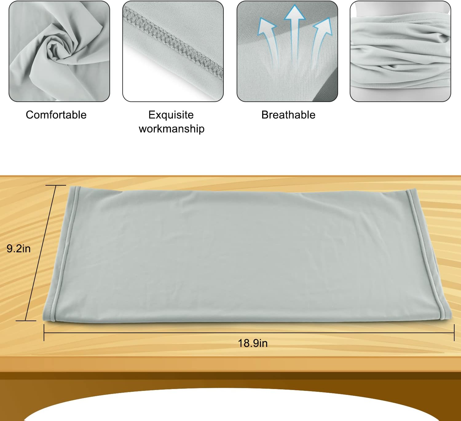 Leonids 2 PACK Protection Neck Gaiter for Men Women, Multifunctional Face Cover Bandana Uv/Dust Protection Windproof Ski Mask Face Cover image number 5