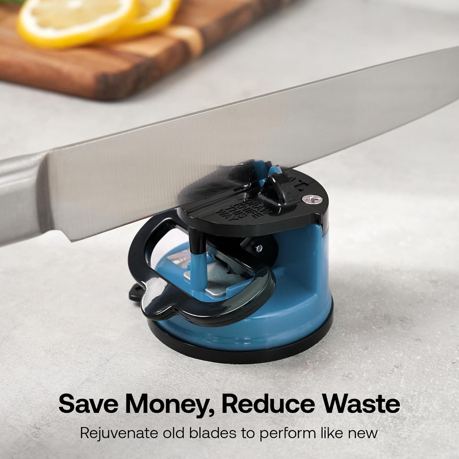 Anysharp ANYSHARP Knife Sharpener, Blue - Silver image number 4