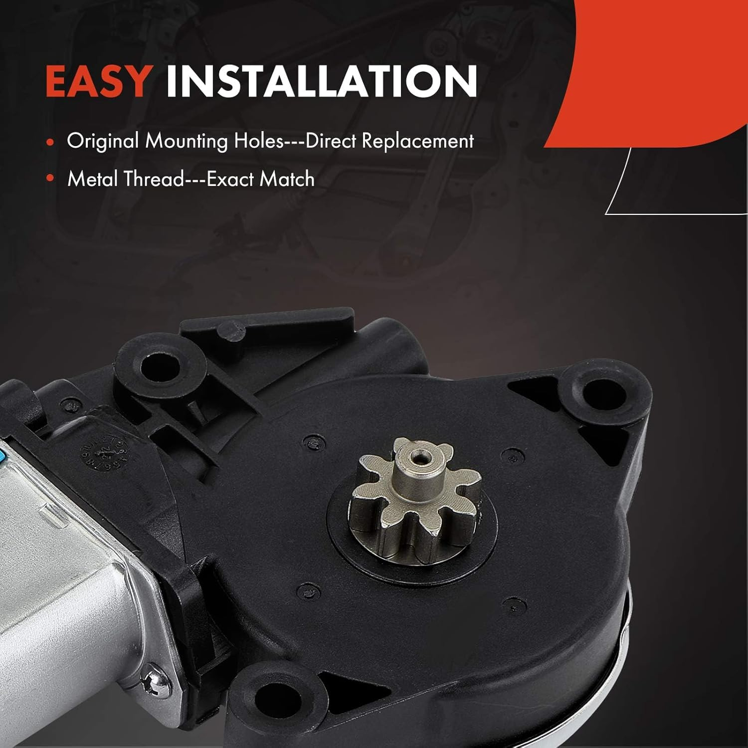 A-Premium Power Window Lift Motor Compatible with Hyundai Tucson 2005-2009 Front Right Passenger Side image number 1